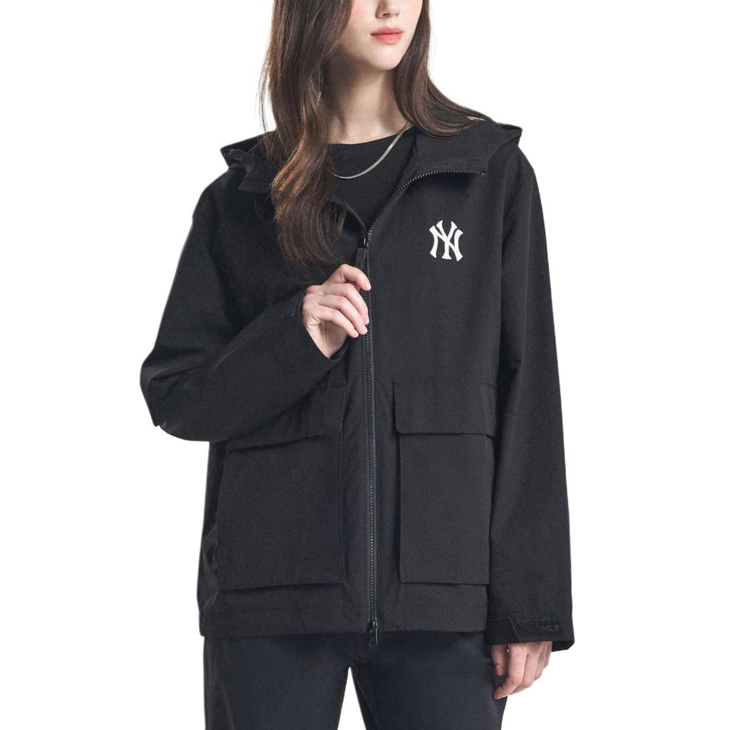 MLB Gorpcore Trench Coat Unisex Black 3AWJB0144-50BKS