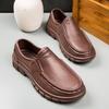 Fashion Large Size Lightweight Casual Shoes Men's Oil and Slip Resistant Chef Shoes One Stirrup Driving Shoes Garden Shoes Soft