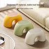 Creative Rainbow Stool - Colorful, round, and comfortable design with non-slip feature, perfect for shoe-changing or as a small multi-purpose seat.
