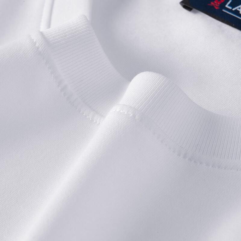 MONTAGUT Men's Cotton Blend Embroidered Round Neck Short Sleeve T-Shirt