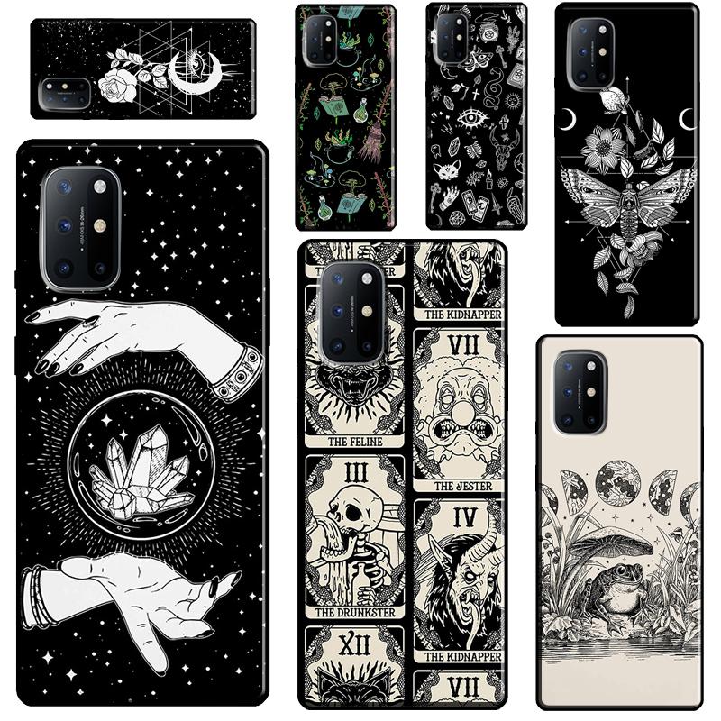 Occult Witchcraft Moon Gothic Witch Case For Realme GT Master GT Neo 2 8i 9i 8 Pro C21 Cover For OnePlus 9R 8T Nord2 9 10 Pro