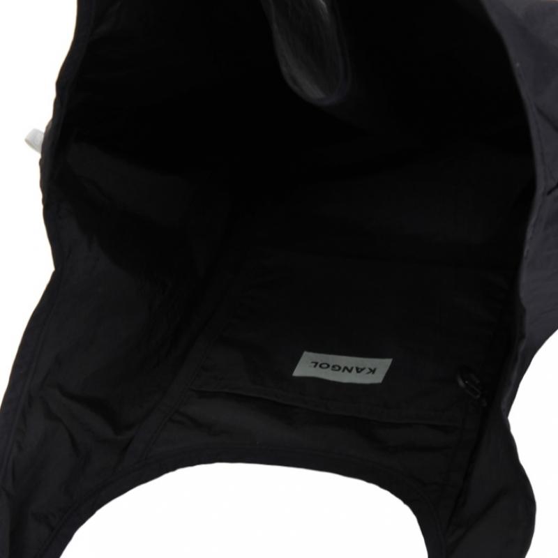 KANGOL Bolsa Plegable de Viaje Fácil Negra 4028