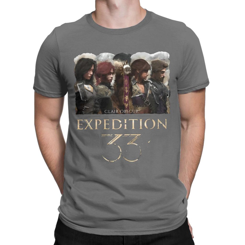 Men Women Printed Clair Obscur Expedition 33 Game Printed T Shirt Tee Cotton Tshirts Clothing Comfortable Breathable Cotton