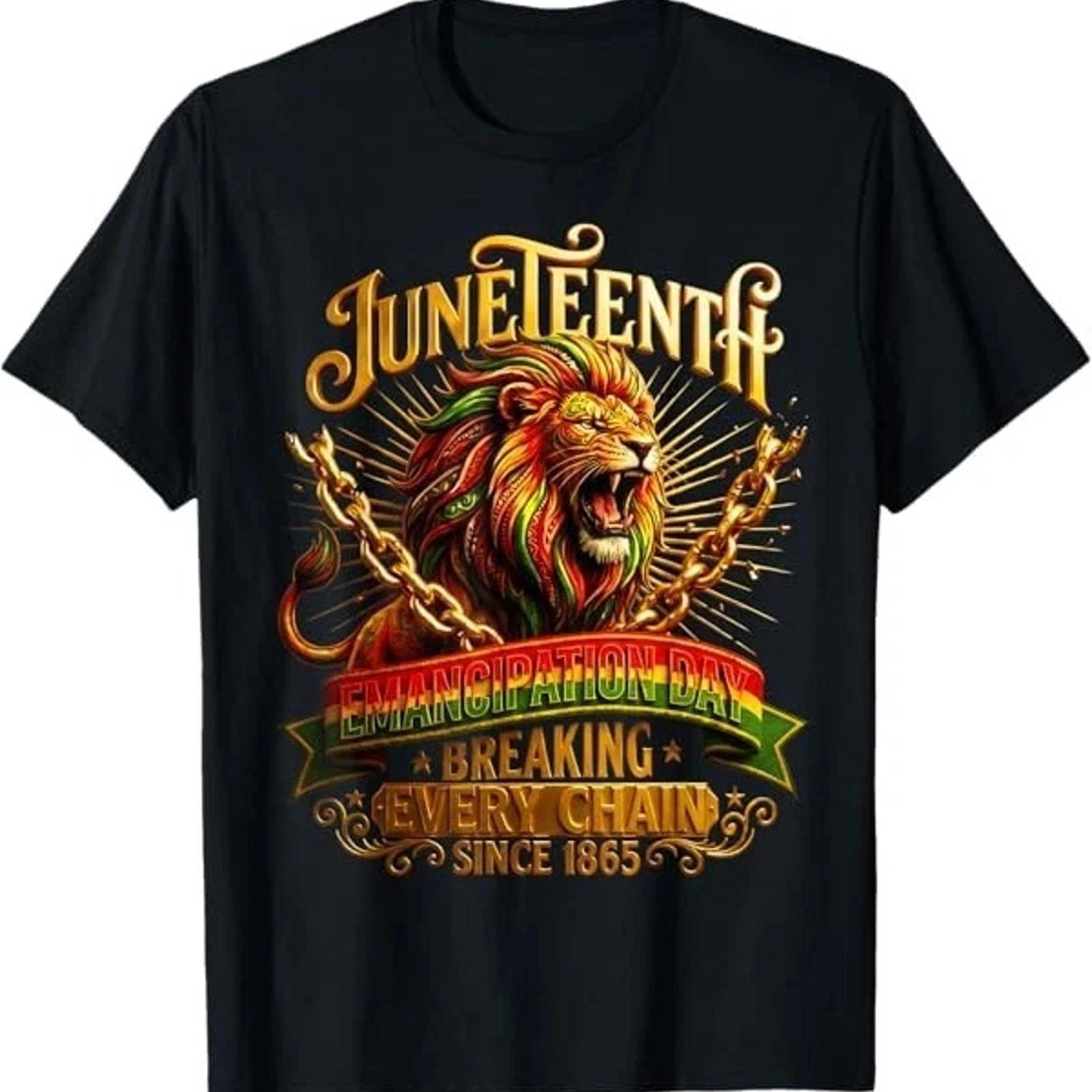Juneteenth Breaking Every Chain Since 1865 Black History Mens Graphic Tee XL