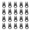 20x Boot Lace Hooks Lace Fittings Buckles With Rivets for Repair Camp Hike Climb Accessories