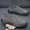 Labor insurance shoes men's shoes 2024 spring explosion low-top waterproof leather boots men's outdoor non-slip and wear-resistant casual work shoes