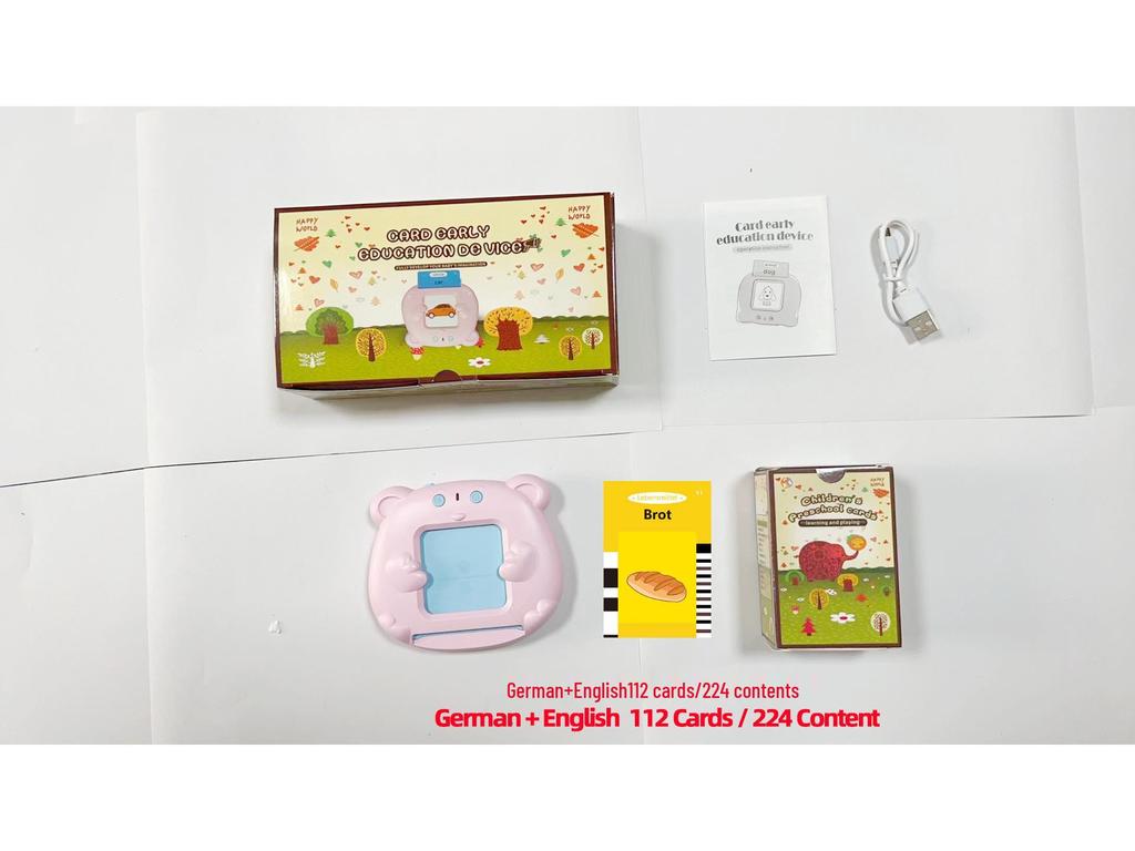 Kids' Educational English Flash Card Voice Learning Machine