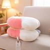 55X33Cm Fantastico Cuscino Arcobaleno Ultra Morbido Peluche Imbottito Cuscino Cielo Rosa Rosso Decorazione Per Divano Sedia