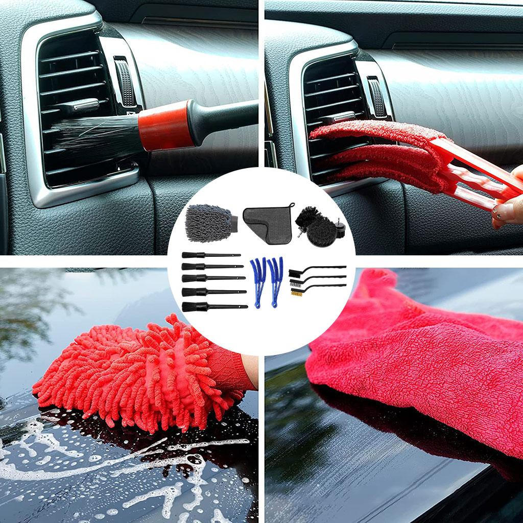 16 Detailing Tire 5 Brushes Clean чёрный