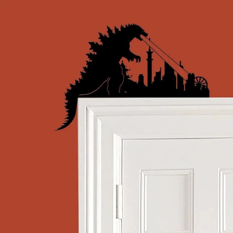 New Cute Dragon Metal Door Topper