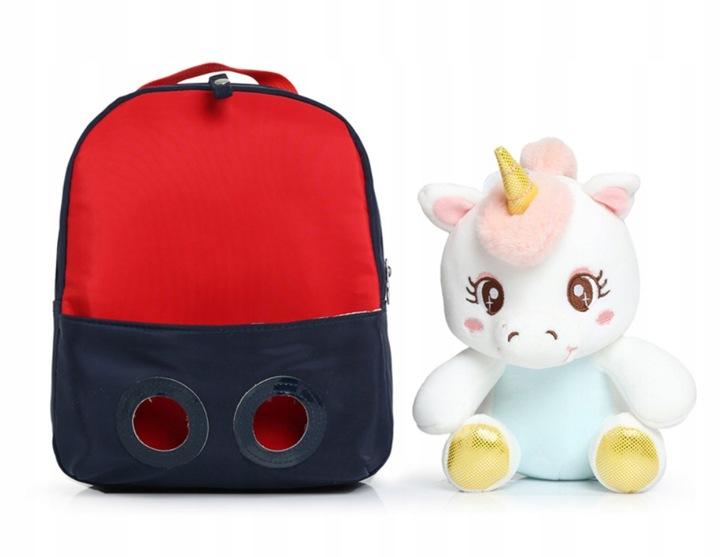 Plecak Unicorn Dla Przedszkolaka 2W1 Z Maskotką