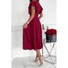 2023 European & American V-Neck Ruffle Sleeve Casual Party Dress
