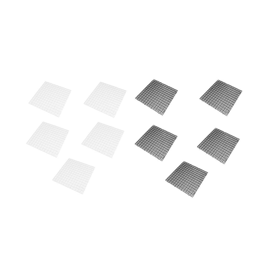 5x Fish Tank Dividers Lids Partition Net Grid Isolate Boards Easy to DIY Fish Tank Lid Bottom Trays Bottom Filter Boards