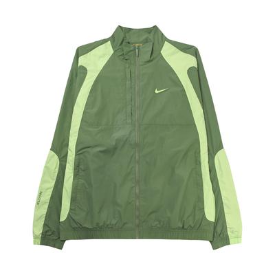 X Nocta Nocta Collaboration SS24 Logo Stand Collar Casual Sports Jacket Men Outerwear Oil-Green FN7666-386