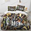 Apex Legends Game Gamer Cartoon Comforter Bedding Set,Duvet Cover Bed Set Quilt Pillowcase,king Queen Size Bedding Set 025029