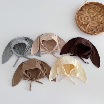 Windproof Bonnet Beany Hat No Brim Newborn Infant Hats Super Cute Baby Rabbit Ear Hat  Newborn Use