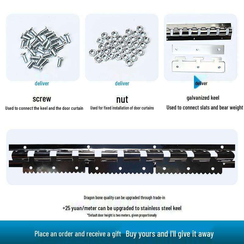 PVC Transparent Door Curtain: Soft, Dustproof, Mosquito-Repellent, Windproof, Heat-Insulated Partition for Supermarkets.