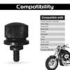Motorcycle Seat Bolt Screw Rear Mount Screw Kit, 304 Stainless Fender Seat Nut Kit Compatible With Harley Davidson Sportster Softail Touring Dyna