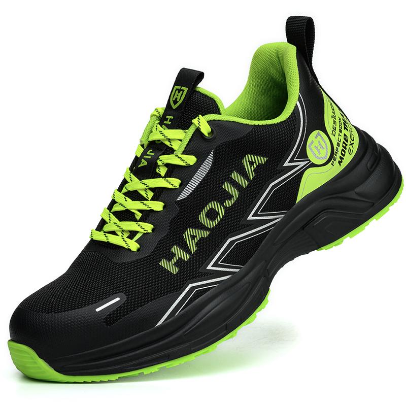 Non-Slip Safety Shoes Men Anti-Smash Steel Toe Shoes Anti Puncture Work Sneakers Indestructible Shoes Casual Protection Shoes