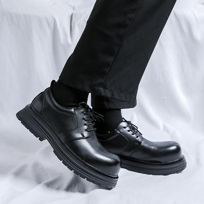 Formelle Derby-Schuhe Attraktive und trendige Herrenmodelle Mode Party Freizeit Täglich Büro Schwarz Klassisch Erwachsenenschuhe Dick besohlt
