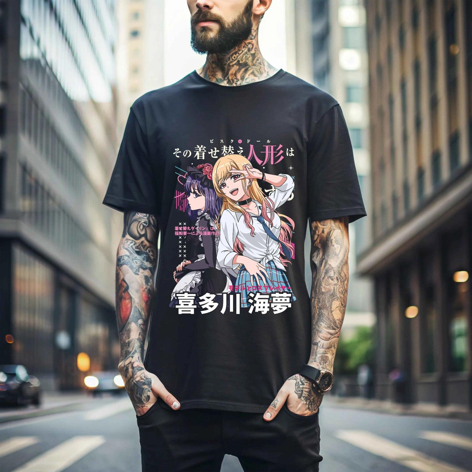 MENS WOMENS Marin Kitagawa T-Shirt My Dress Up Darling Anime Lovers Gift T-Shirt Gift 115 S