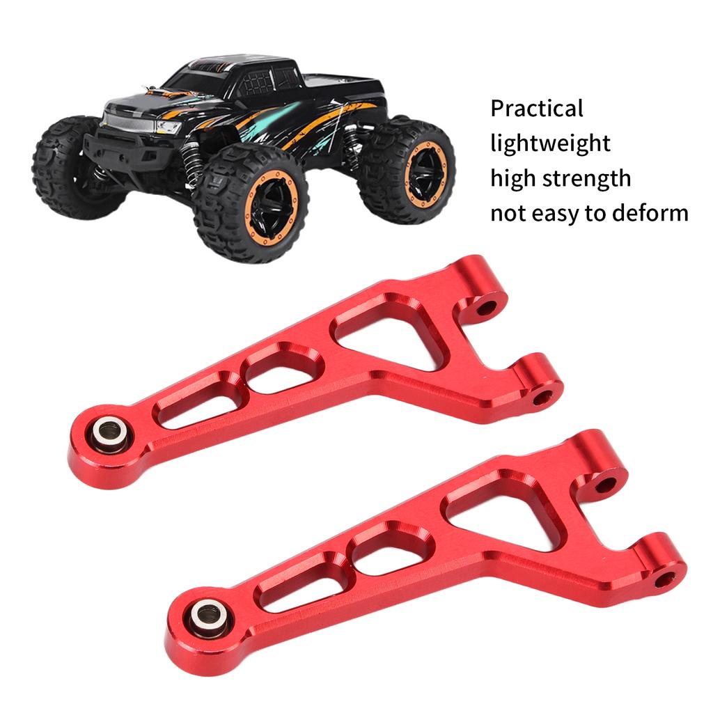 2 Pcs Front Upper Suspension Arm Aluminium Alloy Red Fit for HBX 16889 1/16 Remote Control Car