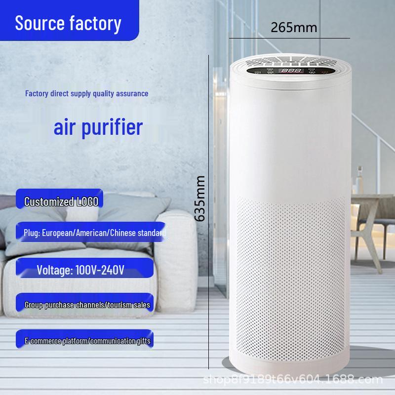 Smart PM2.5 Air Purifier with Formaldehyde and Smoke Removal, Negative Ion Technology