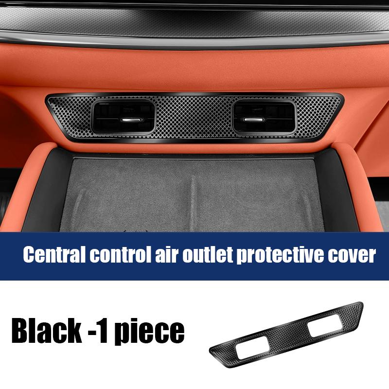 Automobile central control air outlet protective cover for BYD Sealion 7 Sea lion 07 EV 2024 2025 stainless steel material