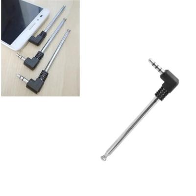 1 adet 3.5mm Evrensel Geri Çekilebilir FM Cep Telefonu Araba Oto Radyo Teleskopik Anten 433-760 MHz İç Parçalar Araba Aksesuarları