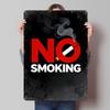 No Smoking Sign Printed Poster Customized Wall Art Retro Vintage Metal Tin Signs for Decoration Bedroom Decorations Coffee Bar