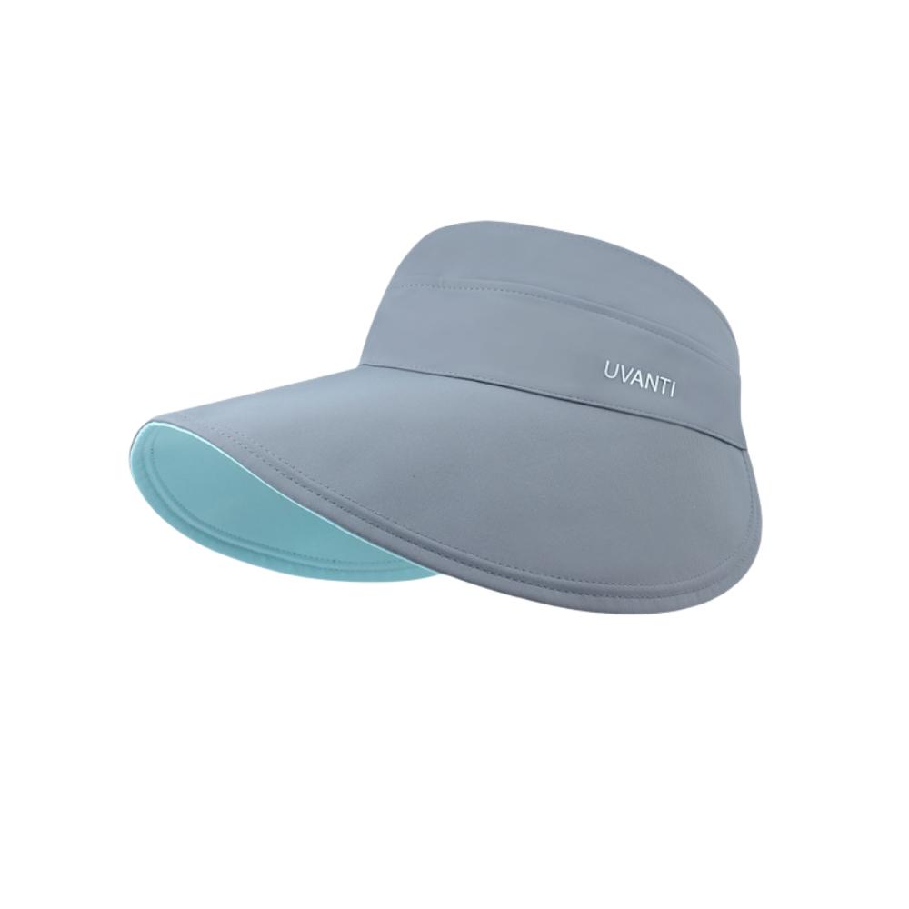 Visor Hat Ice Silk High Ponytail Hat Sunshade Double-face Sun Hat Folding Empty Top Cap  Streetwear
