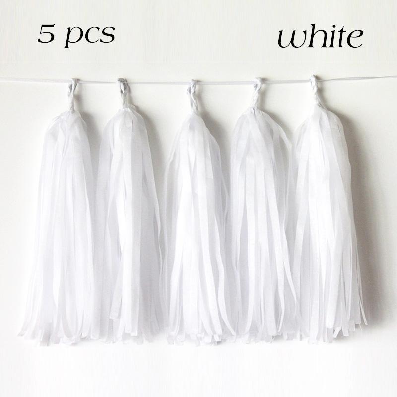 Wedding Party Decoration Color Paper Tassel Garland Bride To Be Birthday Decor Baby Shower Girl Slingers Mermaid Party Supplies