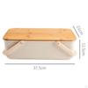 Bread Keeper for Bread, Bun, Bagel, Loaf Bakery Space Saving Cafes Box Navy