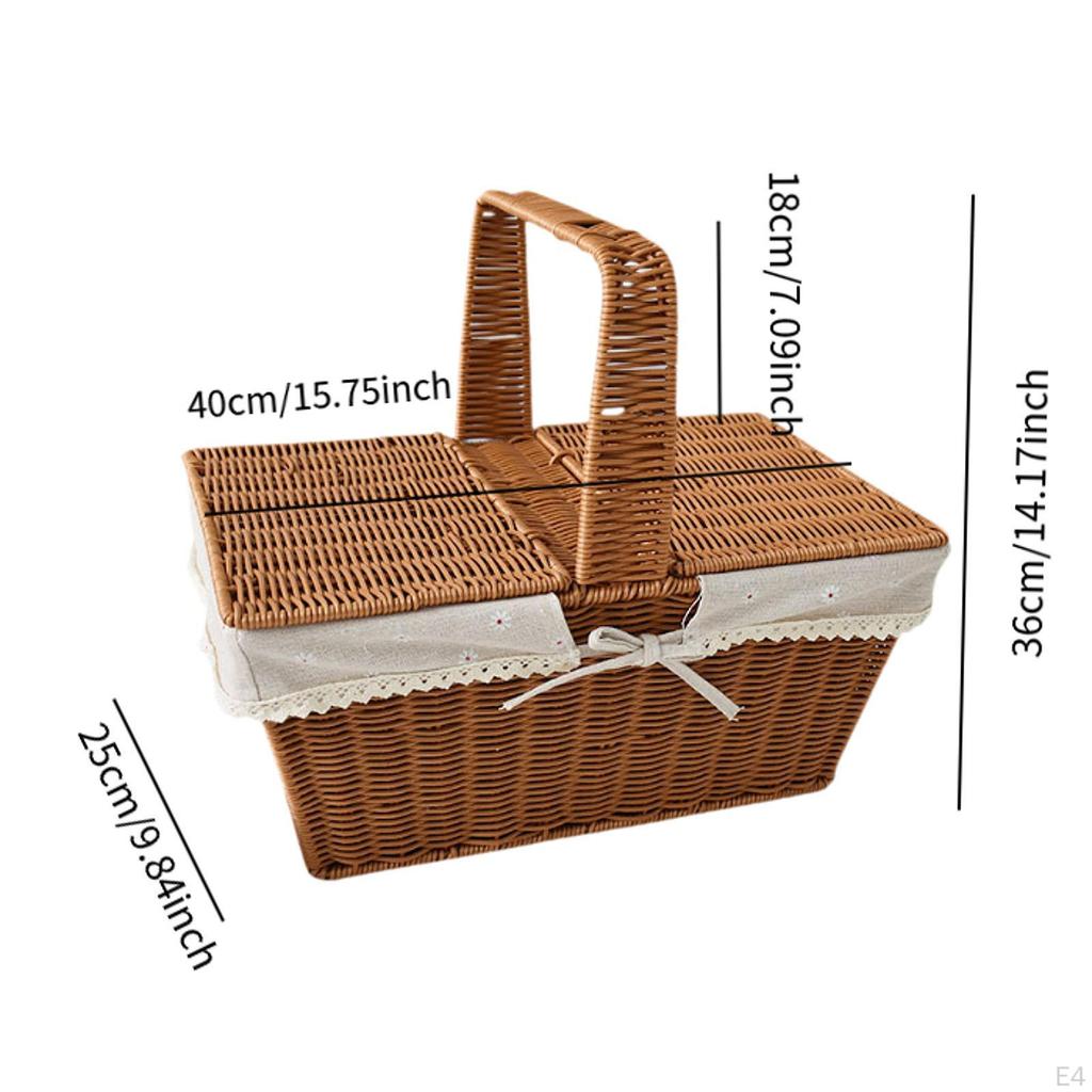 Breathable Picnic Basket for Vegetables and Sandwiches At Events