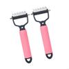 2Pack Pet Grooming Brush For Long Haired Pet Knotted Furs Deshedding Tool Gentle Massage Comb Dog Cats Hair Remover Tool J0MC