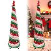 Realistic Christmas Tree Popup Artificial Christmas Tree Holiday Home Office Decor for Apartment Indoor Fireplace Porch Decor