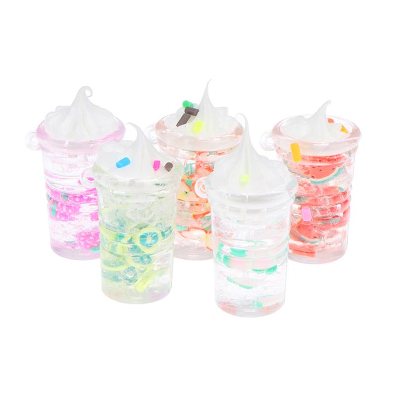 1/2/5pcs Doll House Home Furnishings Lovely Straw Drink Cup Model Mini Coffee Juice Milk Cups Miniature Dollhouse Mugs Drinks