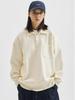 Autumn/Winter Long Sleeve Loose Fit Lapel Hoodie Pullover Casual Polo Shirt.