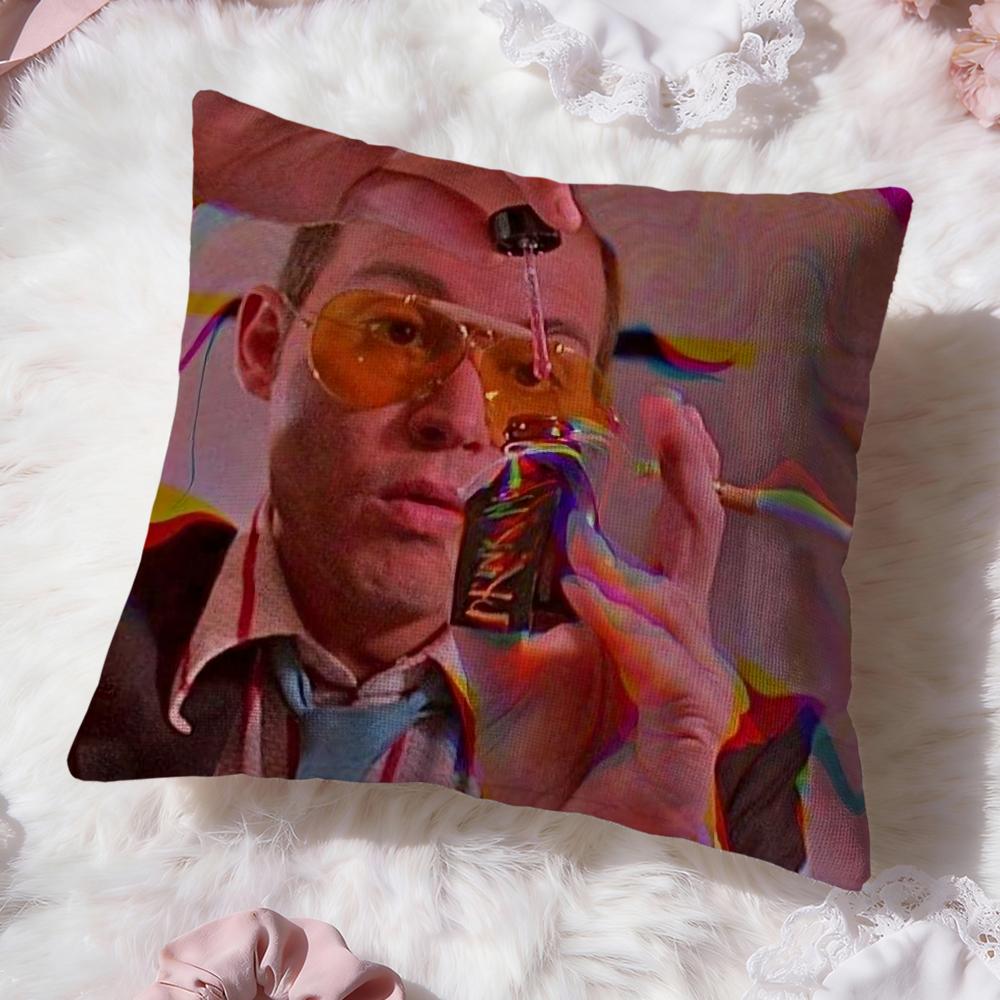 Fear Loathing Las Vegass Cushion Cover Premium Comfort Reversible Pillow Cove -Two in One Design for Any Room & Car Interior