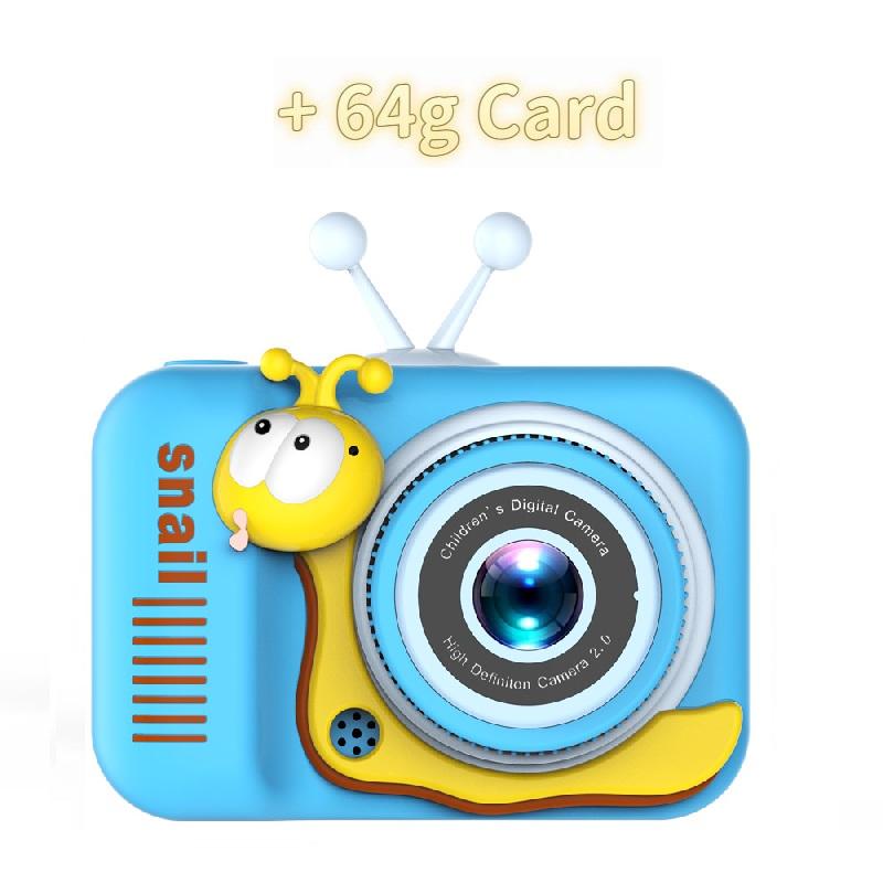 Kinderkamera, Digitalkamera, 20-MP-Kamera, Kinder-Selfie, 4-facher Digitalzoom, 2,0-Zoll-Bildschirm, Doppelobjektiv