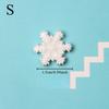 40PCS Romantic Crafts Accessories Party White Snowflake Home Christmas Decor Ornaments