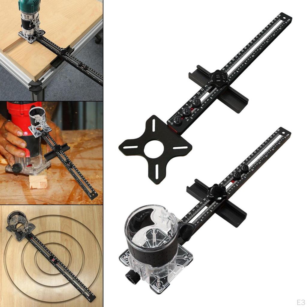 Router Bit Holder, Adjustable Woodworking Jig Tool, Professional Cabinet Hardware for