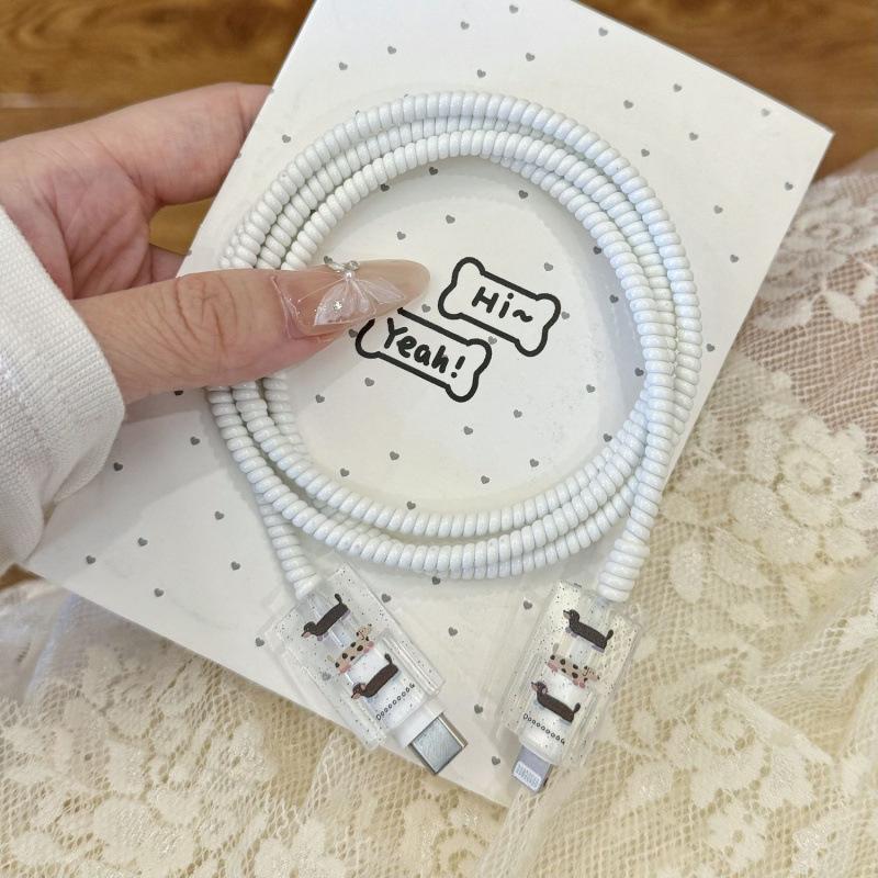 

Захисний чохол Apple 16 та кабель для швидкої зарядки 20 Вт для iPhone 15 Pro з мотузкою проти зламу