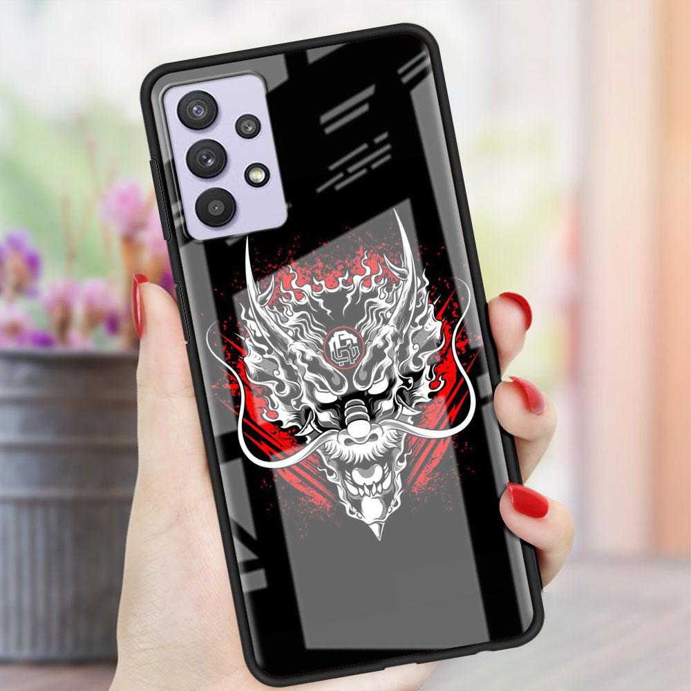 Husă de Sticlă cu Animal Dragon Pentru Samsung Galaxy A52 A71 A50 A51 A70 A21s A31 A72 A10 A12 A30 A22 5G Husă Telefon