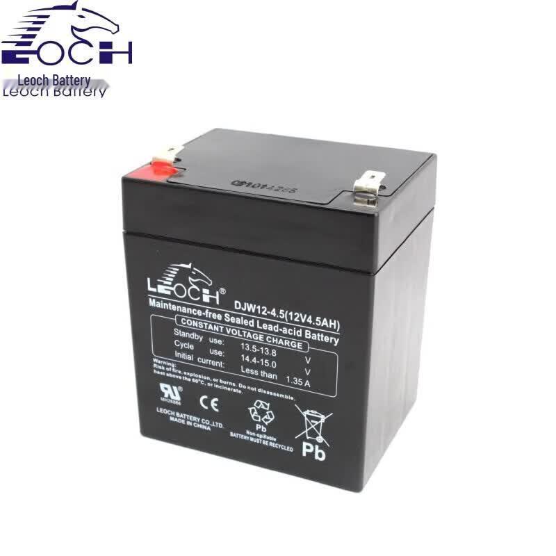 Leoch DJW12-4.5 Valve Regulated Lead Acid Battery 12V 4.5AH