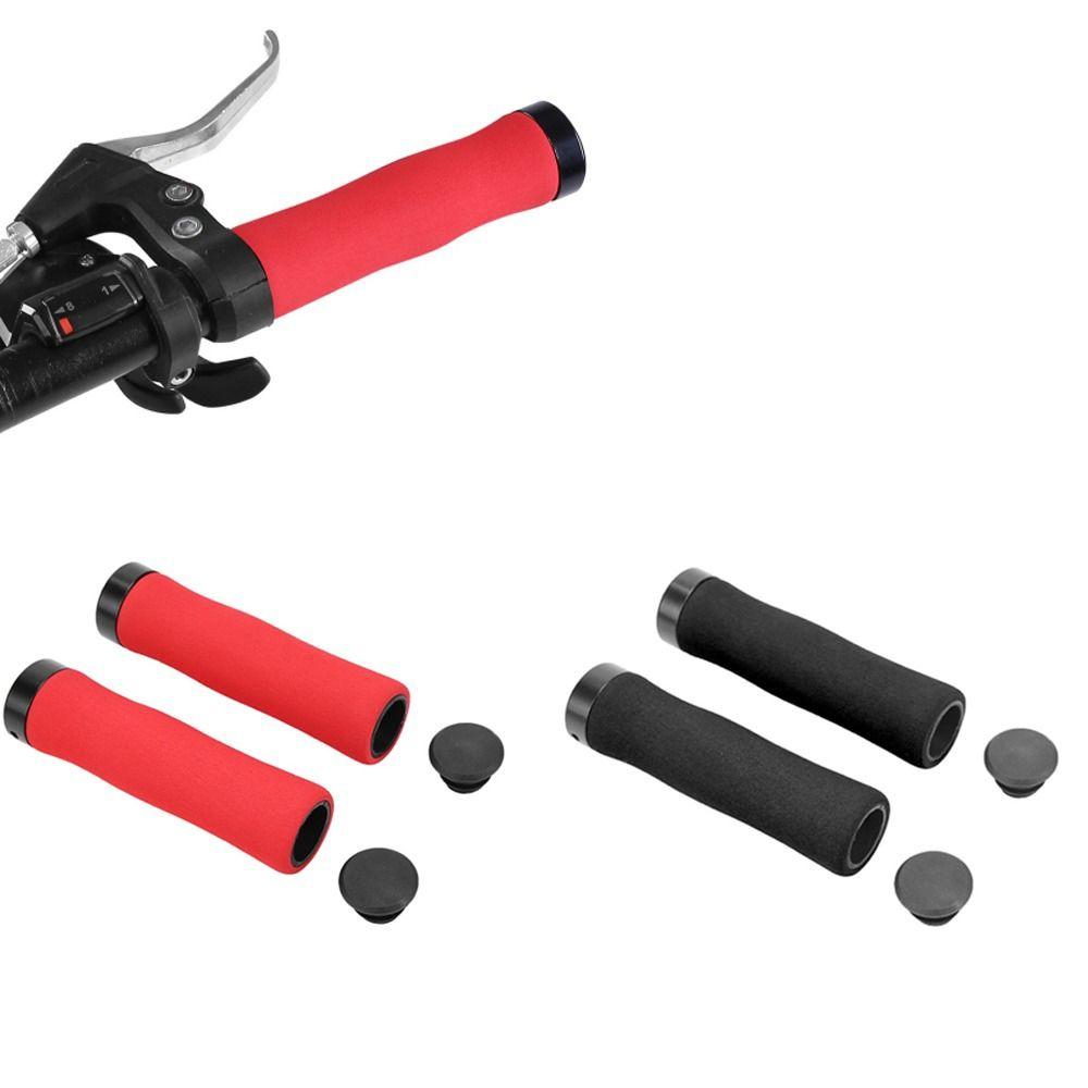 1 Pair with Bar Plugs Mountain Bike Grip Sponge Handlebar Grip Durable Bike Grip  Mountain Bike