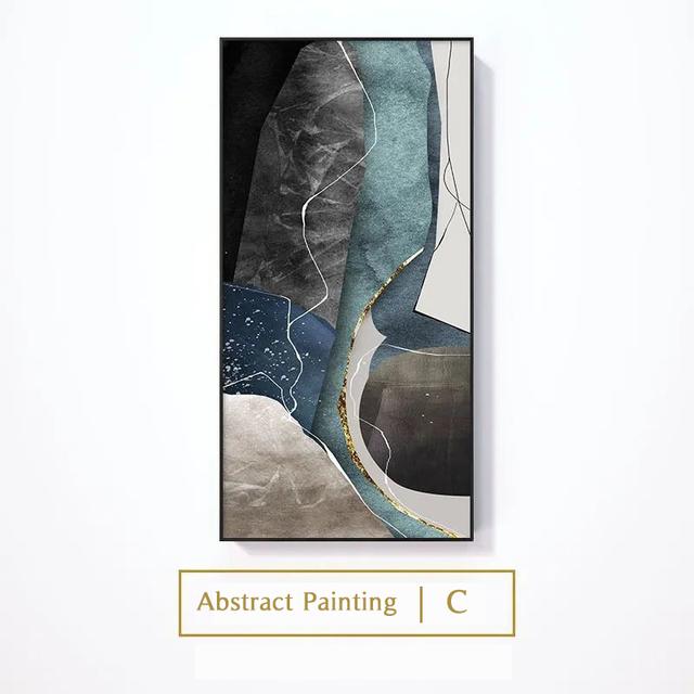 Moderne Abstrakte Ölgemälde Druck Auf Leinwand Nordic Poster Wand Kunst Bilder Für Raum Dekor Ästhetische Wohnkultur Luxus Cuadros