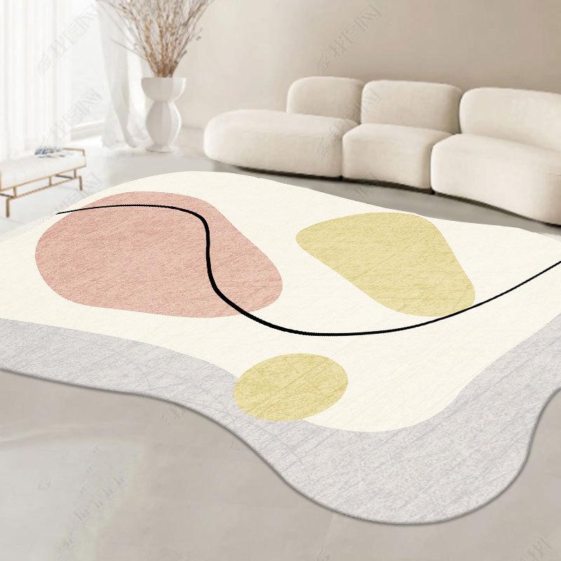 Irregular Carpet Modern Minimalist Nordic Ns Bedroom Bedside Carpet Living Room Sofa Coffee Table Floor Mat