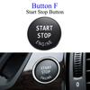 For BMW X5 X6 E70 E71 Car Dashboard Keys AUTO Radar Sensor Rear Cover Parking Trunk Switch Start Stop Button AC Vent Slider Tabs