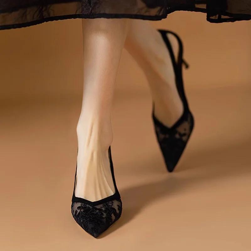 Mode Spitzschuh Damen High Heels Schuhe Mode Elegante Sandalen Kleid Frau Pumps 2025 Sommer Trend Designer Sexy Weiblich Zapatillas